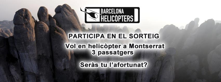 sorteo facebook barcelona helicopters