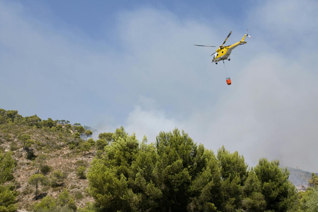 Helicoptero incendio